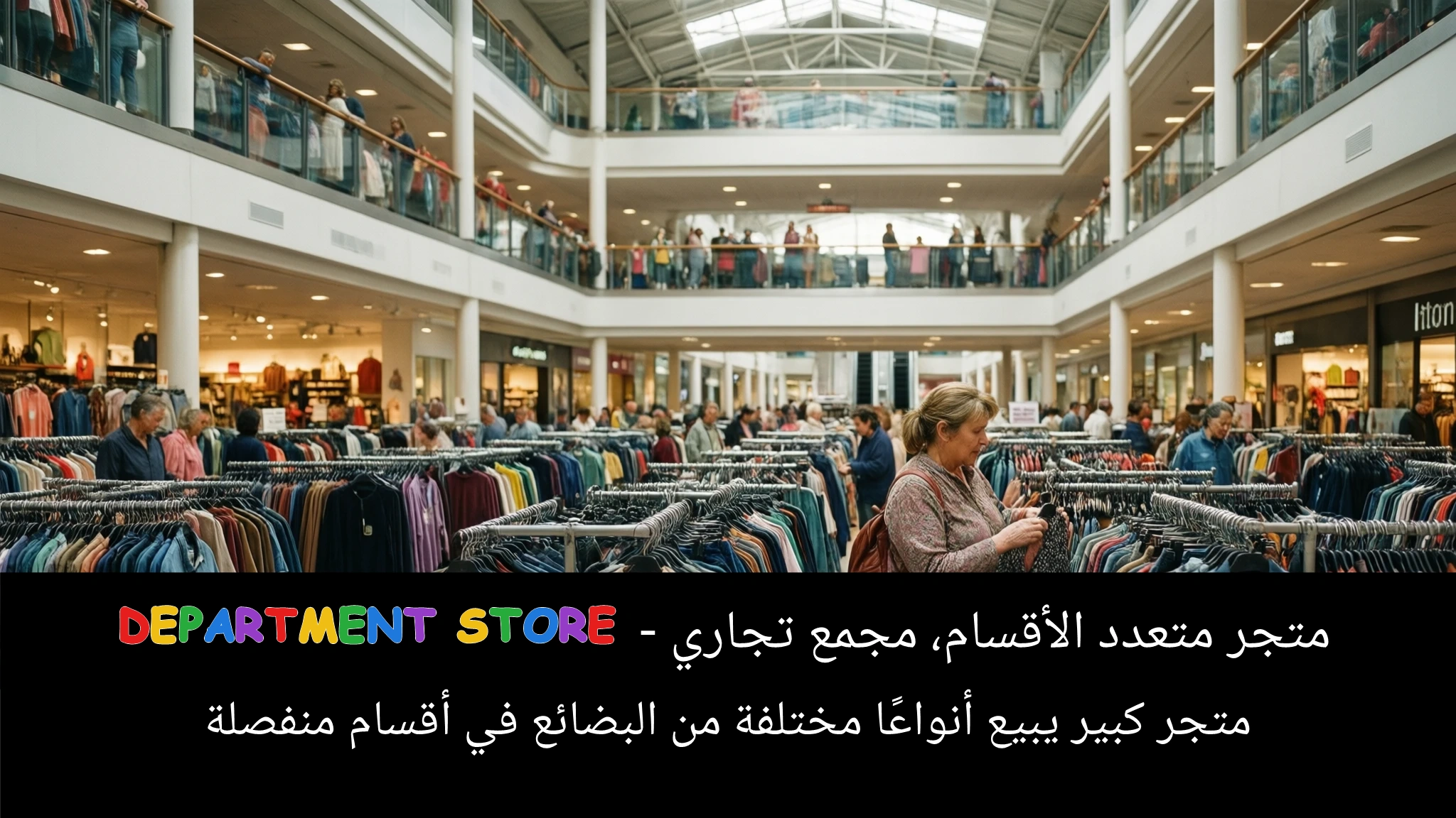 Arabic Illustration for department store